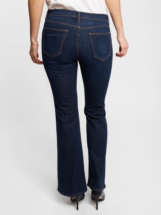 Gap mid rise perfect boot deals jeans